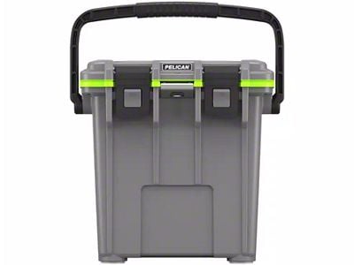 Elite Cooler; 20-Quart; Dark Gray/Green