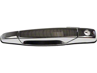 Exterior Door Handle; Front Left; Chrome; Original Design; Plastic (07-14 Sierra 3500 HD)