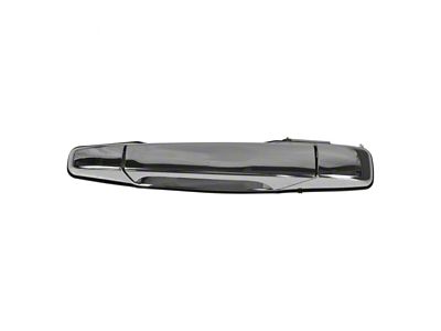 Exterior Door Handle; Rear Driver Side; Chrome (07-14 Sierra 3500 HD Crew Cab)