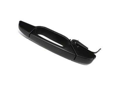 Exterior Door Handle; Rear Driver Side; Primed Black (07-14 Sierra 3500 HD Crew Cab)