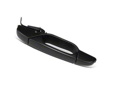 Exterior Door Handle; Rear Passenger Side; Primed Black (07-14 Sierra 3500 HD Crew Cab)