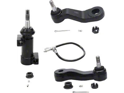 Front 3-Groove Pitman and Idler Arms (07-10 Sierra 3500 HD w/o Frame Bracket & Rack & Pinion Steering)