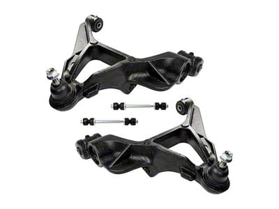 Front Lower Control Arms with Ball Joints and Sway Bar Links (11-19 Sierra 3500 HD)