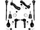 Front Tie Rods with Ball Joints, Idler and 3-Groove Pitman Arms (07-10 Sierra 3500 HD w/o Rack and Pinion Steering)