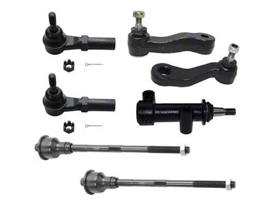 Front Tie Rods with Idler and 3-Groove Pitman Arms (07-10 Sierra 3500 HD w/o Rack and Pinion Steering)