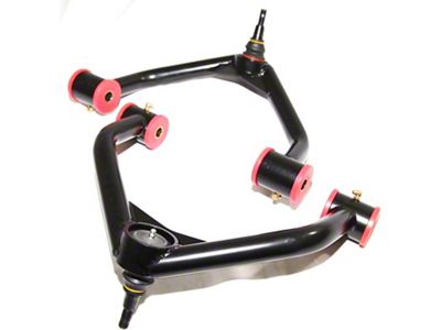 Front Upper Control Arm for 2 to 4-Inch Lift; Black (11-19 Sierra 3500 HD)