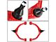 Front Upper Control Arms for 2 to 4-Inch Lift; Red (11-19 Sierra 3500 HD)