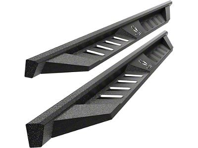 Fury Side Step Bars; Textured Black (20-25 Sierra 3500 HD Double Cab)