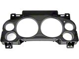 6-Gauge Instrument Cluster Lens; Black (07-11 Sierra 3500 HD)