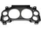 6-Gauge Instrument Cluster Lens; Black (07-11 Sierra 3500 HD)