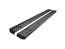 Westin Grate Steps Running Boards; Textured Black (15-19 Sierra 3500 HD Crew Cab)