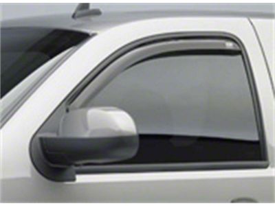 EGR In-Channel Window Visors; Front; Matte Black (07-14 Sierra 3500 HD)