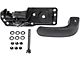 Interior Door Handle; Front Left; Black; Metal; Plastic; Repair Kit (07-14 Sierra 3500 HD Crew Cab)