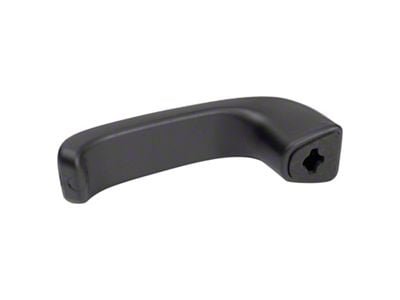 Interior Door Handle; Rear; Black (07-13 Sierra 3500 HD Extended Cab)