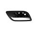 Interior Door Handle; Rear Driver Side; Chrome and Black (07-14 Sierra 3500 HD Crew Cab)