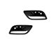 Interior Door Handles; Rear; Chrome and Black (07-14 Sierra 3500 HD Crew Cab)