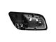 Interior Door Handles; Rear; Chrome and Black (07-14 Sierra 3500 HD Crew Cab)