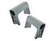 Interior Door Pull Handles; Dark Gray (07-13 Sierra 3500 HD Crew Cab w/ Manual Windows)