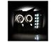 LED Halo Projector Headlights; All Black Housing; Clear Lens (07-14 Sierra 3500 HD)