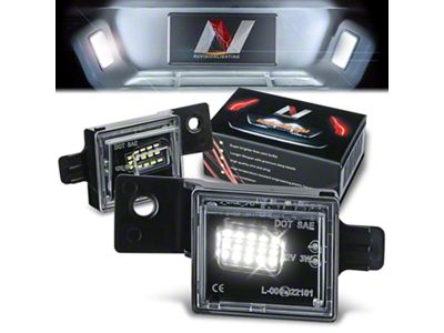 LED License Plate Lights (15-19 Sierra 3500 HD)