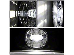 LED Projector Fog Lights; Clear (07-14 Sierra 3500 HD)