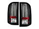 LED Tail Lights; Black Housing; Clear Lens (07-14 Sierra 3500 HD DRW)