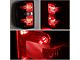LED Tail Lights; Black Housing; Smoked Lens (15-19 Sierra 3500 HD DRW w/ Factory Halogen Tail Lights)