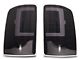 LED Tail Lights; Black Housing; Smoked Lens (07-14 Sierra 3500 HD SRW)