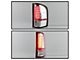 LED Tail Lights; Chrome Housing; Clear Lens (07-14 Sierra 3500 HD DRW)