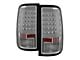 LED Tail Lights; Chrome Housing; Clear Lens (07-14 Sierra 3500 HD SRW)