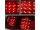 LED Tail Lights; Chrome Housing; Red Lens (07-14 Sierra 3500 HD SRW)