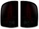 LED Tail Lights; Chrome Housing; Red Smoked Lens (07-14 Sierra 3500 HD DRW)