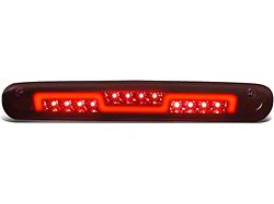 LED Third Brake Light with Sequential Brake Lights; Red Housing; Smoked Lens (07-14 Sierra 3500 HD)