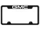 GMC Laser Etched License Plate Frame (Universal; Some Adaptation May Be Required)