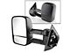Manual Extendable Towing Mirror; Driver Side (07-13 Sierra 3500 HD)
