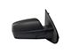 Manual Folding Mirror with Temperature Sensor; Textured Black; Passenger Side (15-19 6.6L Duramax Sierra 3500 HD)