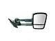 Manual Towing Mirror; Textured Black; Passenger Side (15-19 Sierra 3500 HD)
