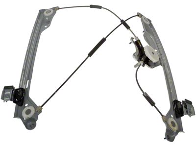 Manual Window Regulator; Front Passenger Side (15-19 Sierra 3500 HD)