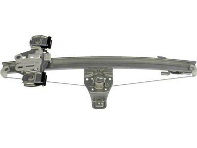 Manual Window Regulator Only; Rear Driver Side (07-13 Sierra 3500 HD Extended Cab)