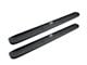 Molded Unlighted Running Boards; Black (07-14 Sierra 3500 HD Extended Cab)