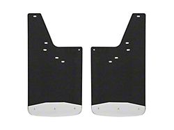 Textured Rubber Mud Guards; Front or Rear; 12-Inch x 23-Inch (15-19 Sierra 3500 HD)