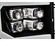 AlphaRex NOVA-Series LED Projector Headlights; Black Housing; Clear Lens (07-14 Sierra 3500 HD)