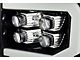 AlphaRex NOVA-Series LED Projector Headlights; Jet Black Housing; Clear Lens (07-14 Sierra 3500 HD)