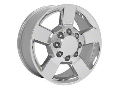 OE 5-Spoke Style Chrome 8-Lug Wheel; 20x8.5; 44mm Offset (20-25 Sierra 3500 HD SRW)