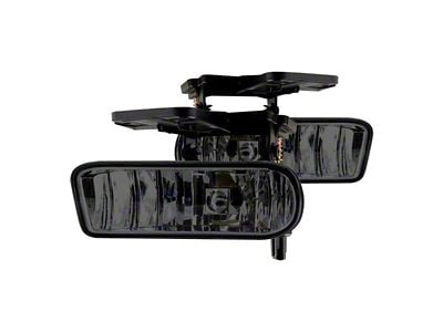 OE Style Replacement Fog Lights; Smoked (01-02 Sierra 3500 HD)