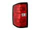 OE Style Tail Light; Chrome Housing; Red/Clear Lens; Driver Side (15-19 Sierra 3500 HD DRW w/ Factory Halogen Tail Lights)