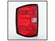 OE Style Tail Light; Chrome Housing; Red/Clear Lens; Driver Side (15-19 Sierra 3500 HD DRW w/ Factory Halogen Tail Lights)