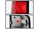 OE Style Tail Light; Chrome Housing; Red/Clear Lens; Driver Side (15-19 Sierra 3500 HD DRW w/ Factory Halogen Tail Lights)