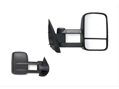 OEM Style Extendable Manual Towing Mirrors; Driver and Passenger Side (07-14 Sierra 3500 HD)