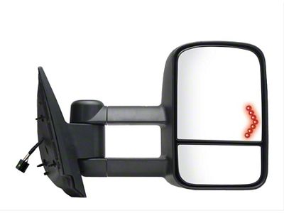 OEM Style Extendable Powered Towing Mirror; Passenger Side (07-14 Sierra 3500 HD)